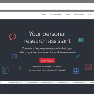Zotero, un excelente gestor de referencias